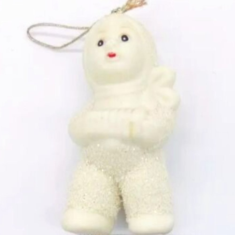 Vintage Snow Baby Style Christmas Ornament 3" Xmas Tree Decoration Decor Winter